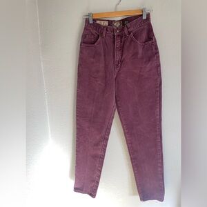 Vintage 90s express jeans, Women's burgundy Jeans sz 5/6